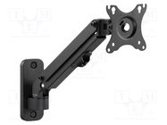 Monitor holder; 7kg; 17÷27"; Arm len: 393mm; for one monitor GEMBIRD