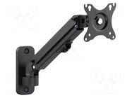Holder; 7kg; 17÷27"; Arm len: 393mm; Standard: 75x75mm,100x100mm GEMBIRD