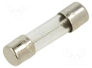 Fuse: fuse; 5A; 250VAC; time-lag; cylindrical,glass; 5x20mm; 5ET BEL FUSE