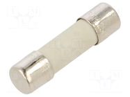 Fuse: fuse; 5A; 250VAC; quick blow; cylindrical,glass; 5x20mm; 5HF BEL FUSE