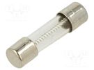 Fuse: fuse; time-lag; 3A; 250VAC; cylindrical; 5x20mm; brass; 5TT BEL FUSE