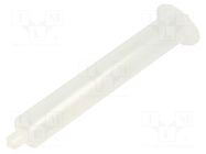Syringe body; 55ml; natural; Luer Lock; for dispensers; 25.65mm METCAL