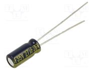 Capacitor: electrolytic; low ESR; THT; 27uF; 35VDC; Ø5x11mm; ±20% PANASONIC