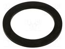 Gasket; NBR rubber; Thk: 1.5mm; Øint: 23.3mm; M25; black; Entrelec TE Connectivity