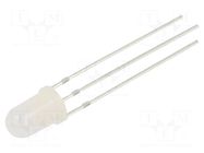 LED; yellow/yellow green; 5mm; 330÷550mcd,500÷750mcd; 30°; 78mW OPTOSUPPLY