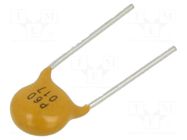 Fuse: PTC polymer; 170mA; Imax: 40A; THT; PTR060V; bag EATON/BUSSMANN