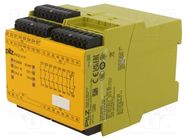 Module: safety relay; Usup: 24VAC; Usup: 24VDC; IN: 5; OUT: 10; IP40 PILZ