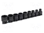 Wrench-set; 6-angles,socket spanner,impact; Mounting: 1/2" IRIMO