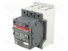 Contactor: 3-pole; NO x3; Auxiliary contacts: NC + NO; 160A; AF ABB