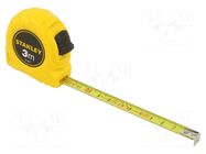 Measuring tape; L: 3m; Width: 12.7mm; Class: II; measure STANLEY
