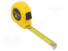 Measuring tape; L: 5m; Width: 19mm; Class: II STANLEY