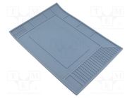 Soldering mat; 297x210mm; silicone; Resistance to: temperature SOLDER PEAK