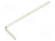 Wrench; hex key; HEX 1.5mm; Overall len: 47mm; steel IRIMO