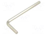 Wrench; hex key; HEX 4mm; Overall len: 74mm; steel IRIMO