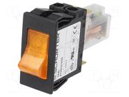 Circuit breaker; 13A; Poles: 1; SNAP-IN; TA45 2P; Leads: connectors SCHURTER