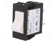 Circuit breaker; 6A; Poles: 2; SNAP-IN; TA45 2P; MCB SCHURTER