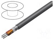 Wire; EcoCable Mini; 4x28AWG; shielded,Al-PET foil; MPPE; 300V ALPHA WIRE