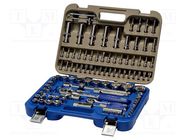 Wrenches set; 12-angles,6-angles,socket spanner; 103pcs. IRIMO