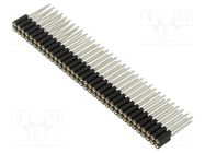 Socket; pin strips; female; PIN: 68; straight; 2.54mm; THT; 2x34 FISCHER ELEKTRONIK