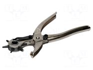 Pliers; for making holes in leather, fabrics and plastics IRIMO