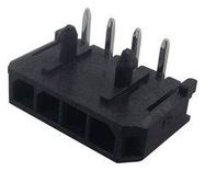 CONNECTOR, HEADER, 4POS, 1ROW, 3MM