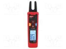 Tester: electrical; LCD; VDC: 60V; I AC: 60A; True RMS; 10mm; case UNI-T