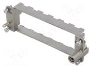 Frame for modules; Han-Modular®; size 24B; Modules: 6; 104x27mm HARTING