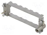 Frame for modules; size 24B; Han-Modular®; Modules: 6; 104x27mm HARTING