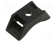 Holder; screw; polyamide; UL94V-2; black; Tie width: 3.6÷12.7mm PANDUIT