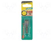 Screwdriver bit; 6-angles socket; 1/4"; HEX 10mm WOLFCRAFT