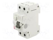 RCBO breaker; Inom: 20A; Ires: 10mA; Poles: 2; 230/400VAC; IP20; KZS ETI POLAM