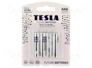 Battery: alkaline; AAA; 1.5V; non-rechargeable; Ø10.5x44.5mm TESLA BATTERIES