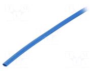 Heat shrink sleeve; glueless; 2: 1; 1.6mm; blue; polyolefine; reel BM GROUP