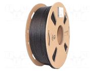 Filament: PLA; 1.75mm; three galaxy black; 190÷220°C; 1kg GEMBIRD
