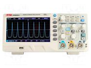 Oscilloscope: digital; Ch: 2; 100MHz; 500Msps; 64kpts; 2n÷50s/div UNI-T