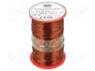 Coil wire; single coated enamelled; 0.7mm; 0.5kg; -65÷200°C INDEL