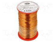 Coil wire; single coated enamelled; 0.8mm; 0.5kg; -65÷200°C INDEL