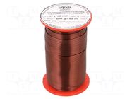 Coil wire; single coated enamelled; 1.15mm; 0.5kg; -65÷200°C INDEL