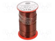 Coil wire; single coated enamelled; 1.2mm; 0.5kg; -65÷200°C INDEL