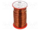 Coil wire; single coated enamelled; 1.6mm; 0.5kg; -65÷200°C INDEL
