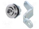 Lock; cast zinc; 45mm; Kind of insert bolt: double-bit insert ELESA+GANTER