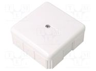 Enclosure: junction box; X: 87mm; Y: 87mm; Z: 39mm; wall mount; IP65 SCHNEIDER ELECTRIC