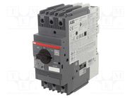 Motor breaker; 45kW; 208÷690VAC; for DIN rail mounting; IP20 ABB