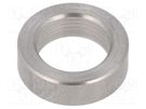 Spacer sleeve; 5mm; cylindrical; stainless steel; Out.diam: 16mm DREMEC