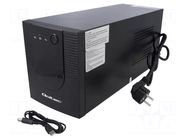 Power supply: UPS; 1.2kW; 2kVA; 220÷230V; 375x138x165mm; Ubatt: 12V QOLTEC