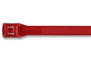 CABLE TIE, WIDE, RED, PK100
