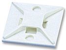 CABLE TIE MOUNT, 25.4MM, ABS, WHITE