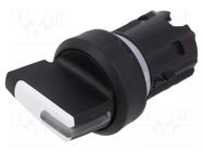 Switch: rotary; 22mm; Stabl.pos: 3; white; none; IP66,IP67,IP69K EAO