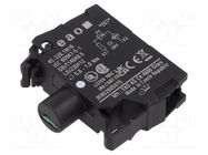 Illuminating unit; 22mm; 45; front fixing; 24VAC; screw terminals EAO