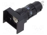 Body; 16mm; 61; Ø16.3mm; IP65; plastic; Face dim: 18x24mm EAO